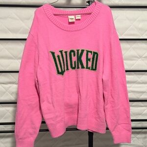 Wicked Pink Crew Neck Sweater